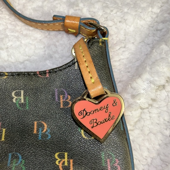 Black Colorful Dooney & Bourne Mini Bitsy Purse - Picture 4 of 8